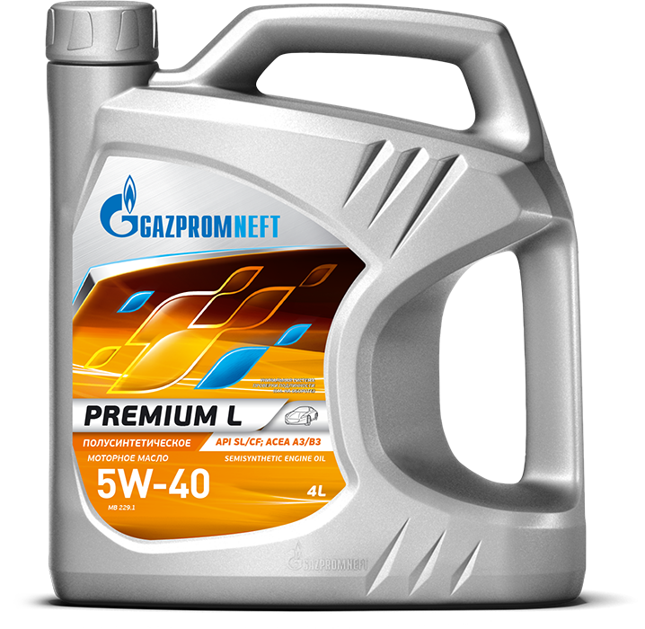 Масло моторное Газпромнефть Premium L, 5w40, 4л