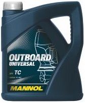 Масло моторное Mannol Outboard Universal, TC-W2, 2T, 4л