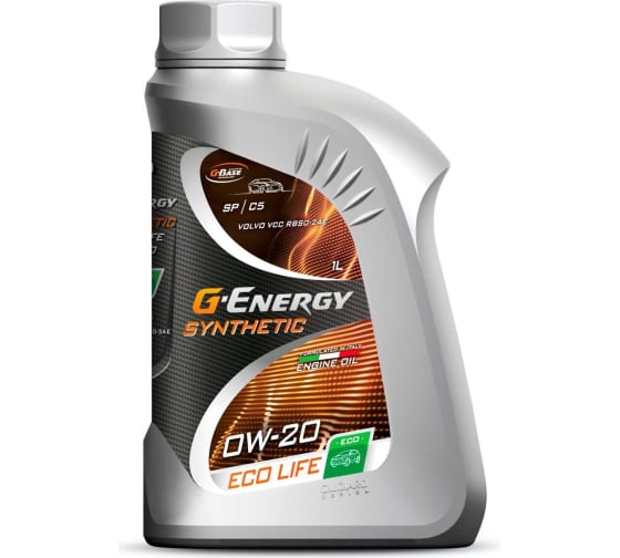 Масло моторное G-Energy Synthetic Eco Life, 0w20, 1 л.