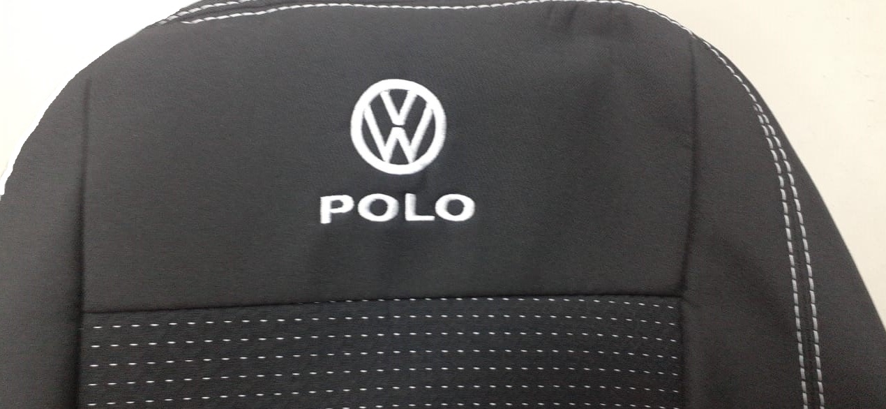 Чехлы VW Polo Sd, Жаккард "Real", низ 1/2, верх 1/2