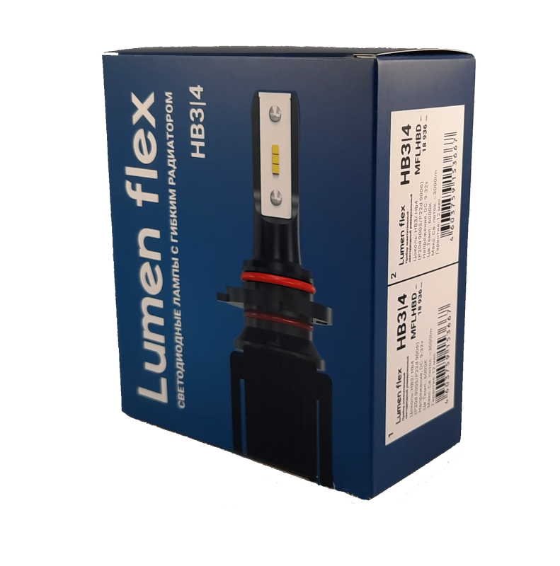 Лампа светодиодная HB3/HB4 "Lumen" Flex 3.0, 9-32V, 22W, 6000K