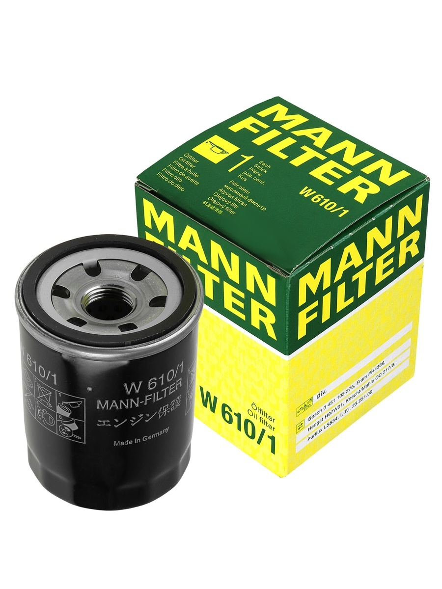 Фильтр масляный Mann-W 610/1 *