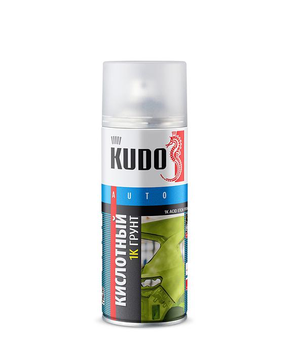 Грунт кислотный протравливающий "Kudo", 1K, спрей, 520мл