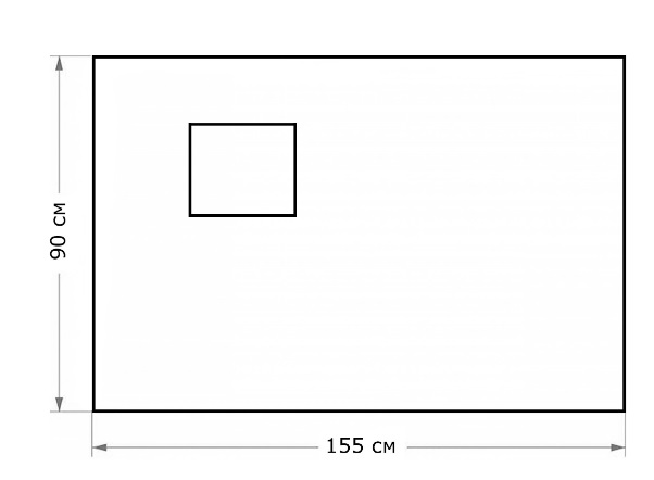 Утеплитель для двигателя "Автотепло", №36 (155х90), огнестойкий