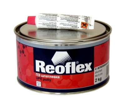 Шпатлевка с алюминием "Reoflex" Alumet, 2кг
