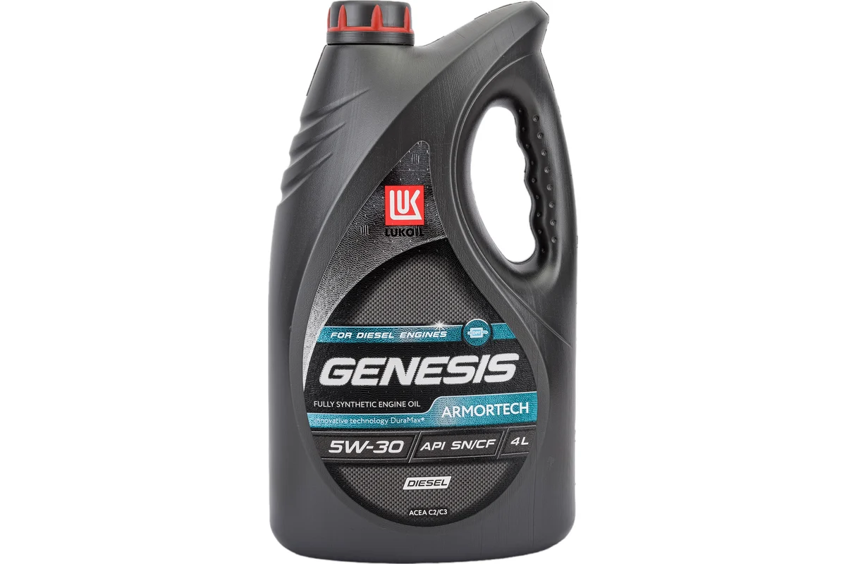 Масло моторное Лукойл-Genesis Armortech Diesel 5w30, SN/CF, синтетика, 4л.