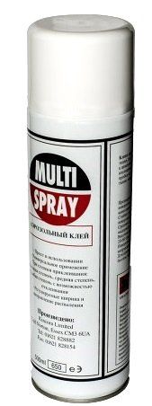 Клей универсальный "Multi-Spray", аэрозольный, 500мл