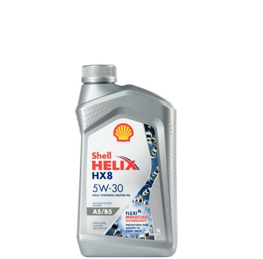 Масло моторное Shell Helix HX8 5w30, A5/B5, синтетика, 1л