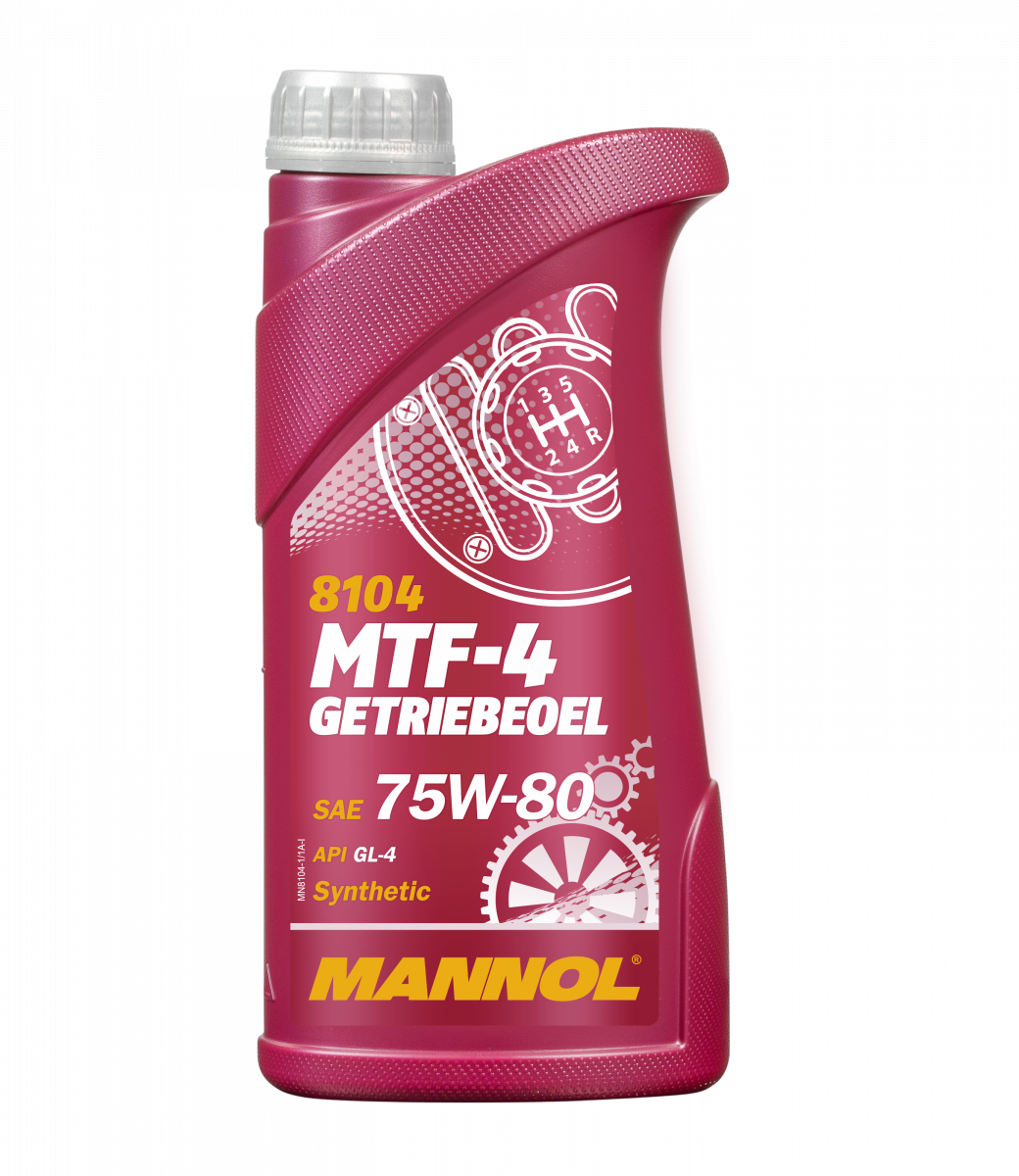 Масло трансмиссионное Mannol MTF-4 , 75w80, GL-4, синтетика, 1л