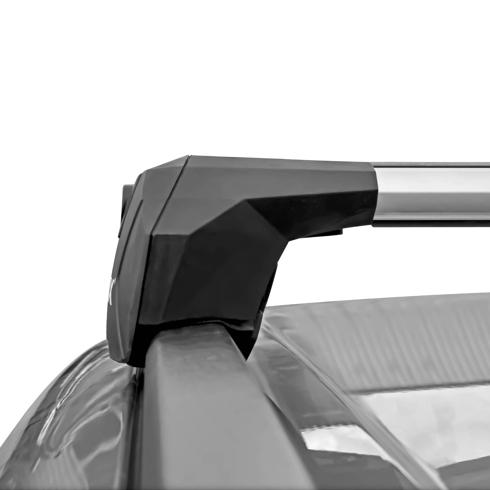 Багажная система "LUX" SCOUT, для а/м с интег. рейлингами, дуги 110 мм, серебр.