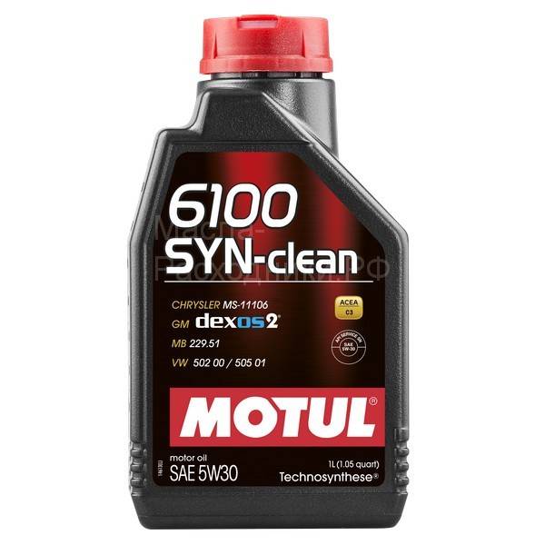 Масло моторное Motul 6100 Syn-Clean, 5W30, 1л