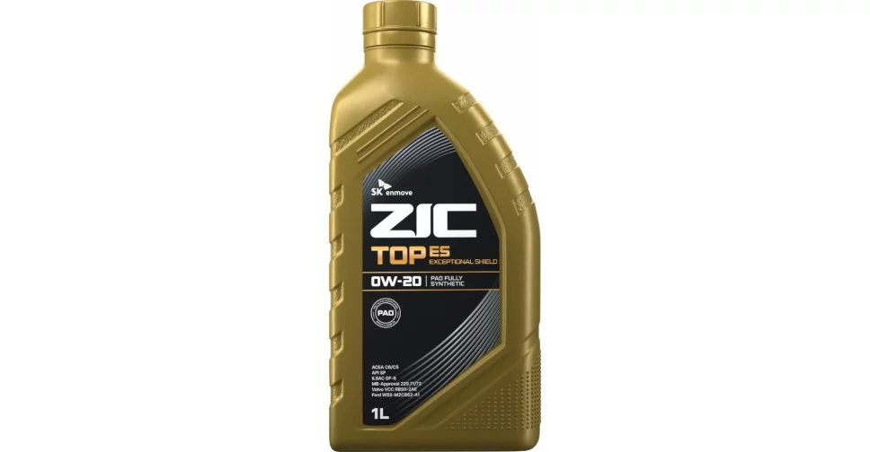 Масло моторное Zic TOP, ES, 0W20, 1л