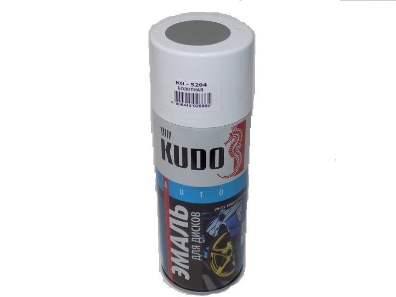 Эмаль для дисков "KUDO", болотная, 520мл
