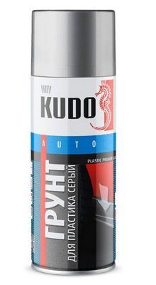 Грунт по пластику "KUDO", серый, 520мл