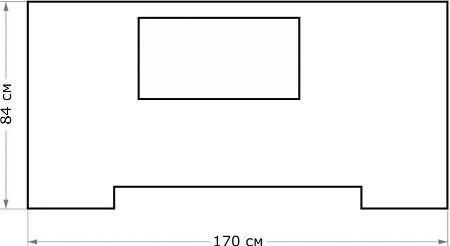 Утеплитель для двигателя "Автотепло", №37 (170х84), огнестойкий