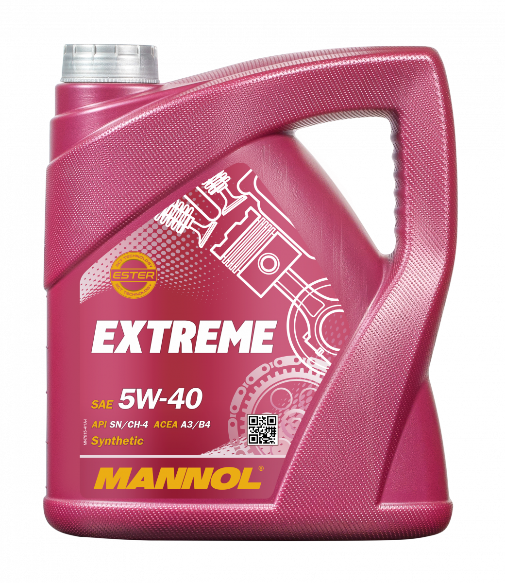 Масло моторное Mannol Extreme, 5w40, 4л