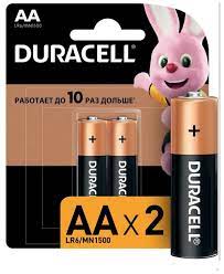 Батарейка AA "Duracell" Basic, алкалиновая, 2 шт