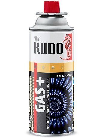 Газ, сменный картридж для плиток и горелок "Kudo"
