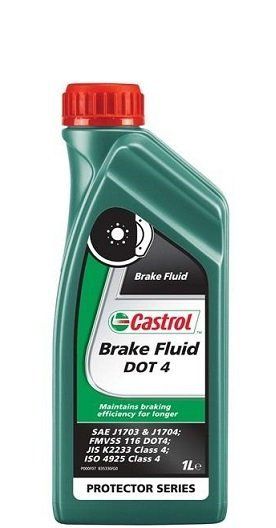 Тормозная жидкость Castrol Dot-4, 1л
