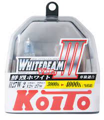 Автолампы H27\2 "Koito", Whitebeam, 12V, 27W, 4000K