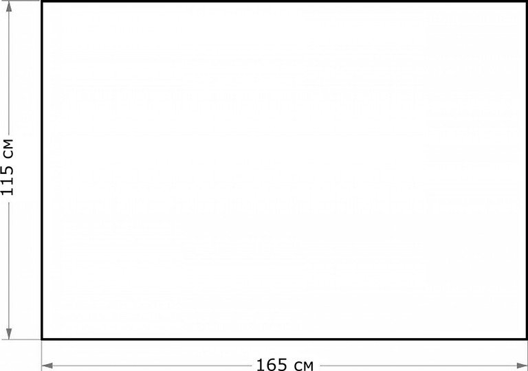 Утеплитель для двигателя "Автотепло", №5 (165х115), огнестойкий