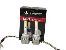 Комплект светодиодных ламп H7 "Lightway", F1