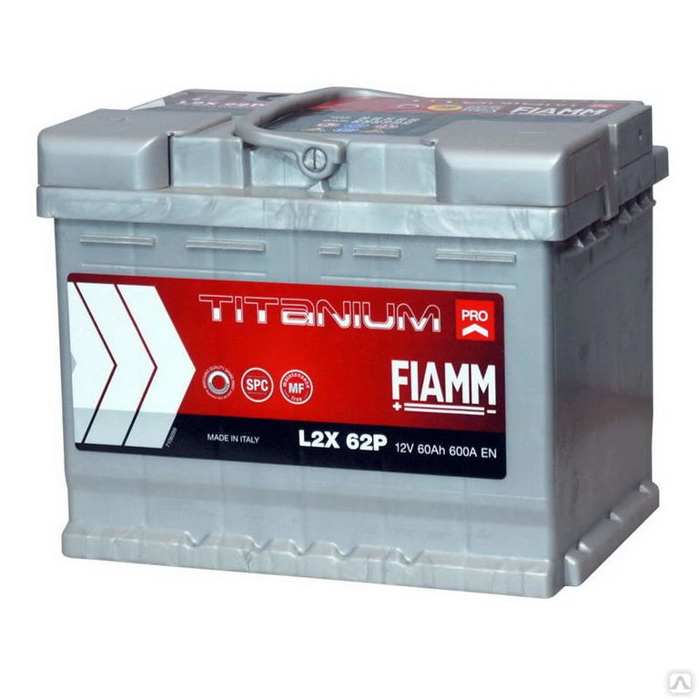 АКБ 60 а/ч "Fiamm" Titanium Pro, 600А, прямая полярность