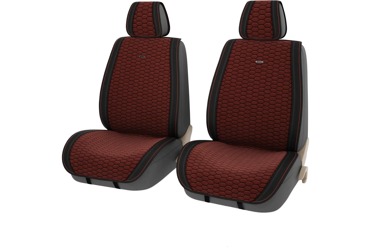 Накидки на передние сидения PSV "Hornet 2 Front", красные, 2шт, комплект
