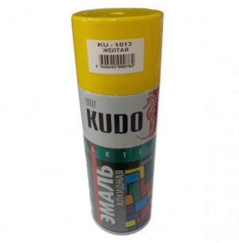 Краска универсальная "KUDO", желтая, спрей, 520мл