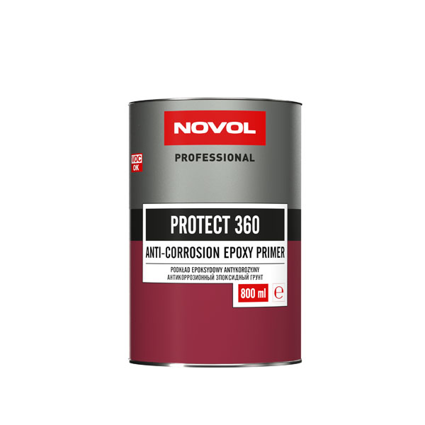 Грунт "Novol" 360 PROTECT эпоксидный, с отвердителем, 0.8л+0.8л