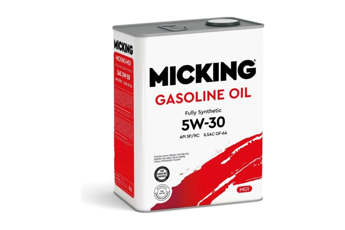 Масло моторное Micking Gasoline Oil MG1 SP/RC G6, 5w30, 4л