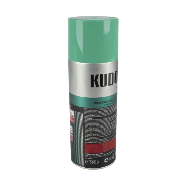 Краска универсальная "KUDO", светло- зеленая, спрей, 520мл