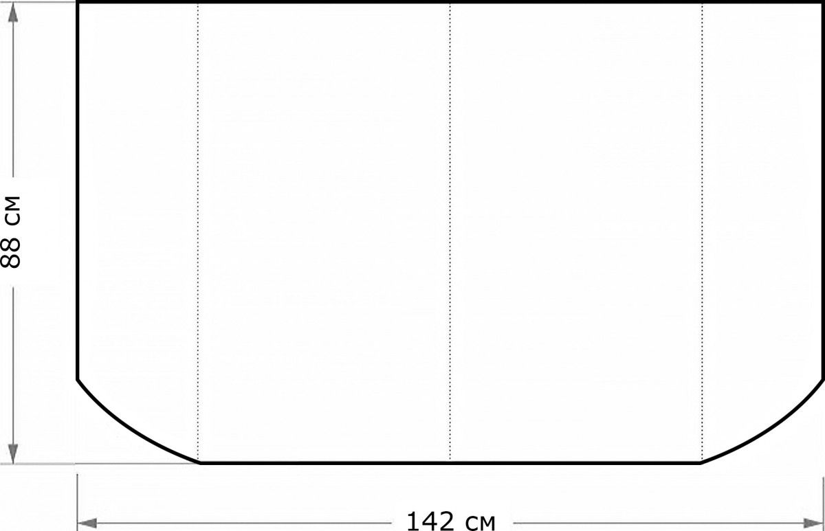 Утеплитель для двигателя "Автотепло", №2 (142х88), огнестойкий