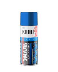 Эмаль "KUDO" для двигателя, синяя, 520мл