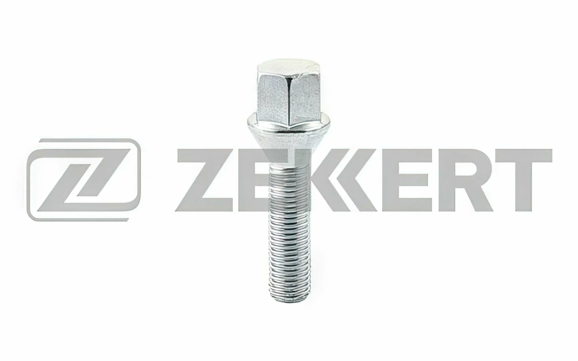 Болт колесный, конус, M12 x 1,25, длина резьбы 30, ключ 19, Цинк=С19В23
