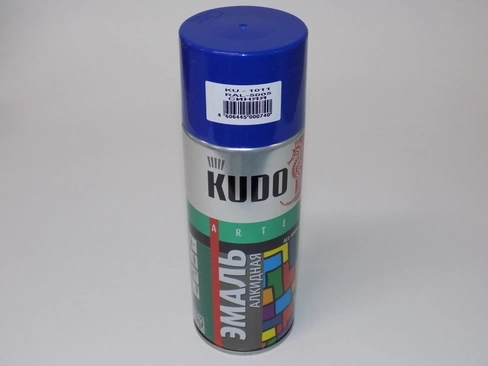 Краска универсальная "KUDO", синяя, спрей, 520мл