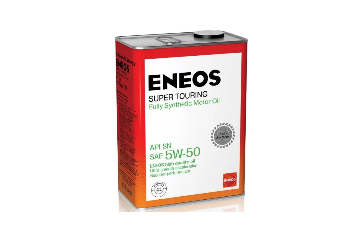 Масло моторное Eneos, 5W50 Super Touring SN, 4л