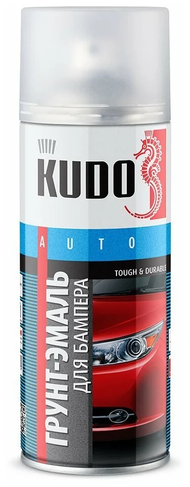 Эмаль для бампера "KUDO", чёрная,520мл