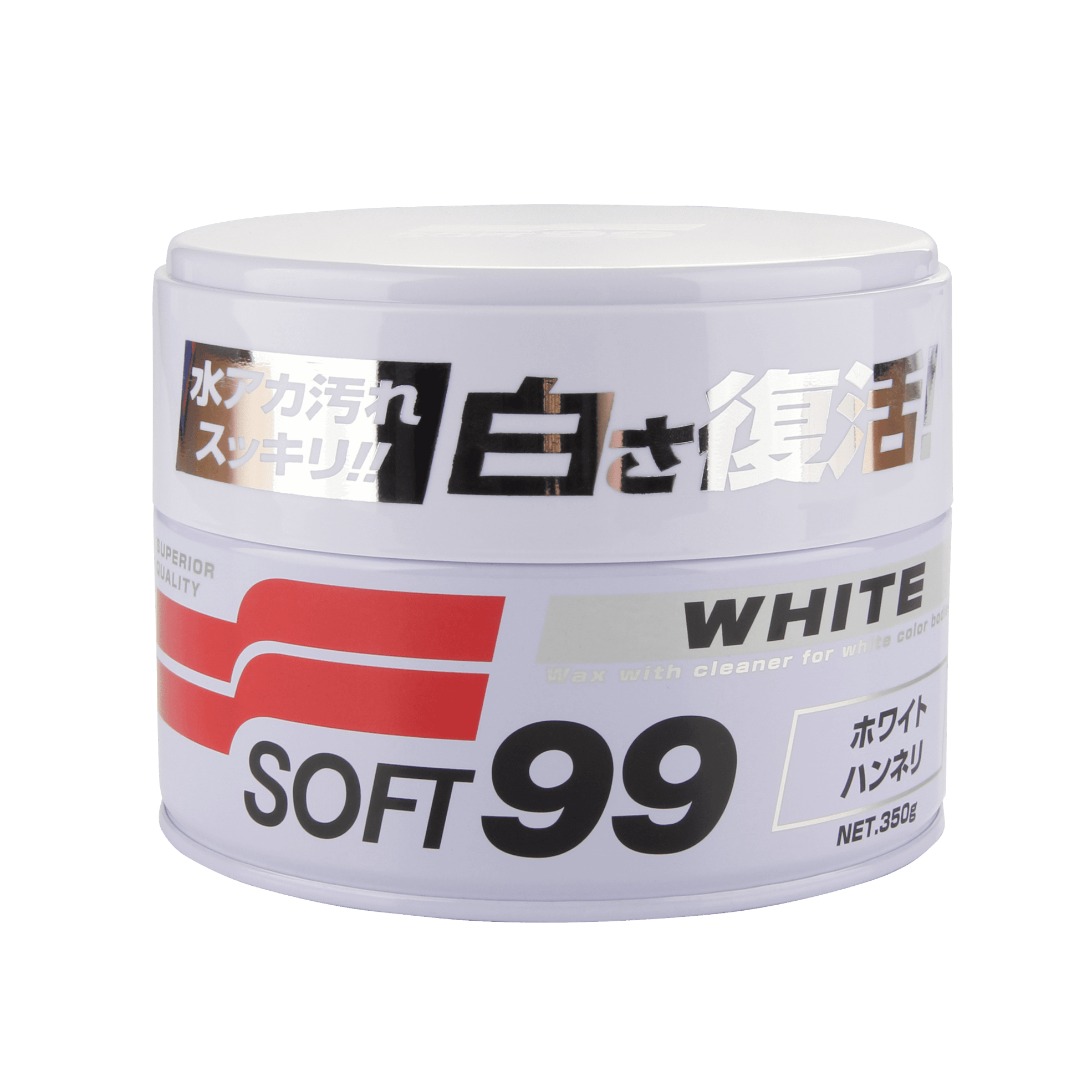 Полироль для кузова "Soft99" Soft Wax, для светлых авто, 350гр