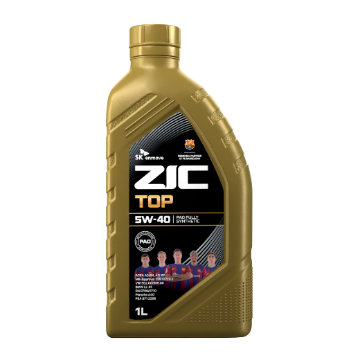 Масло моторное Zic TOP, 5W40, 1л