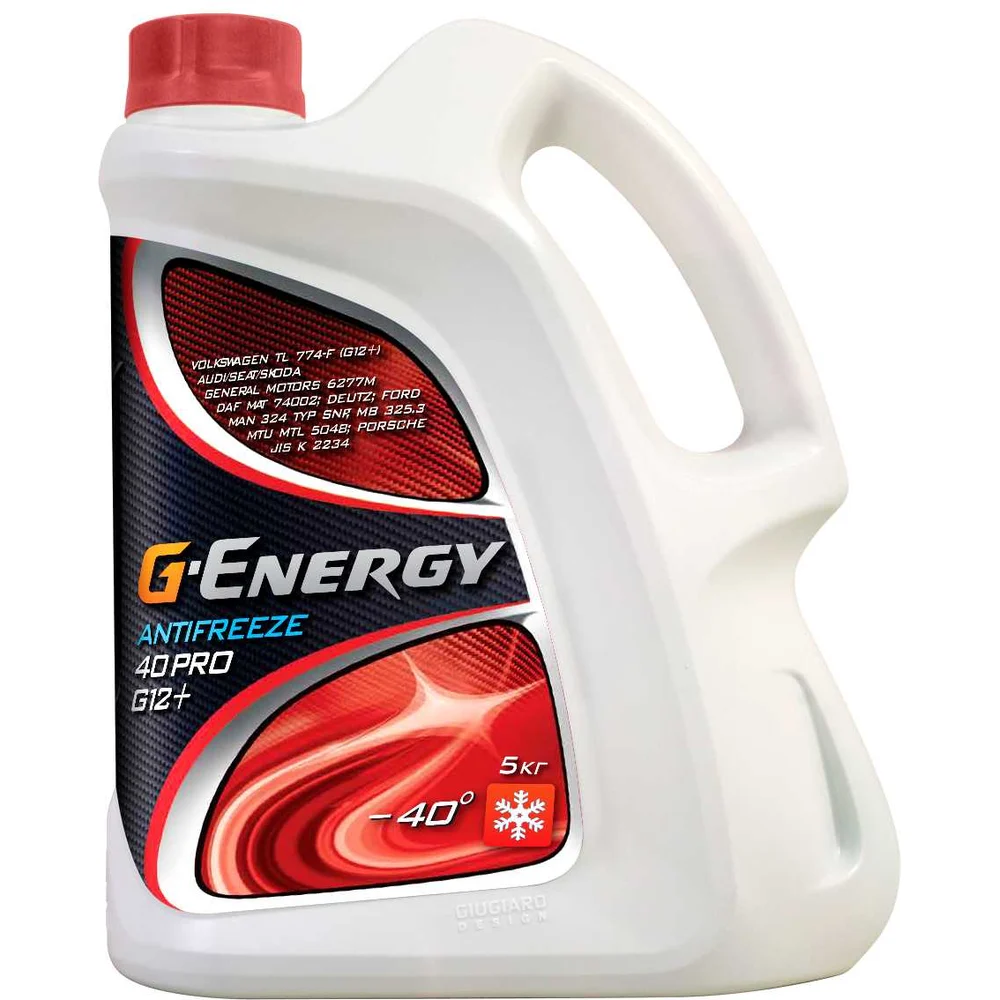 Антифриз "G-Energy" 40 PRO, G12+, 5 кг