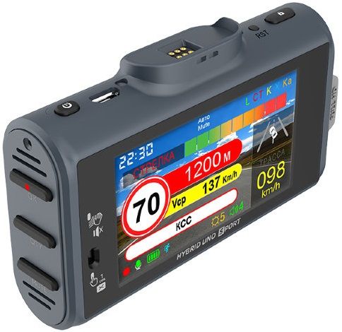 Видеорегистратор+радар-детектор "SilverStone" F1 HYBRID UNO SPORT Wi-Fi