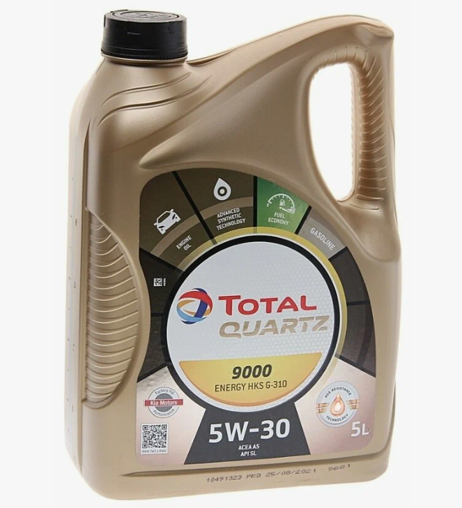 Масло моторное Total 5W-30 Quartz 9000 ENERGY HKR, 5л