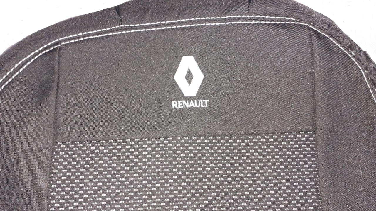 Чехлы Renault Duster c 15, Жаккард "Real", низ литой, верх 1/2, без логотипа