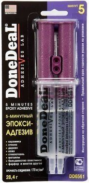 5-минутный эпокси-адгезив "DoneDeal", 28,4гр