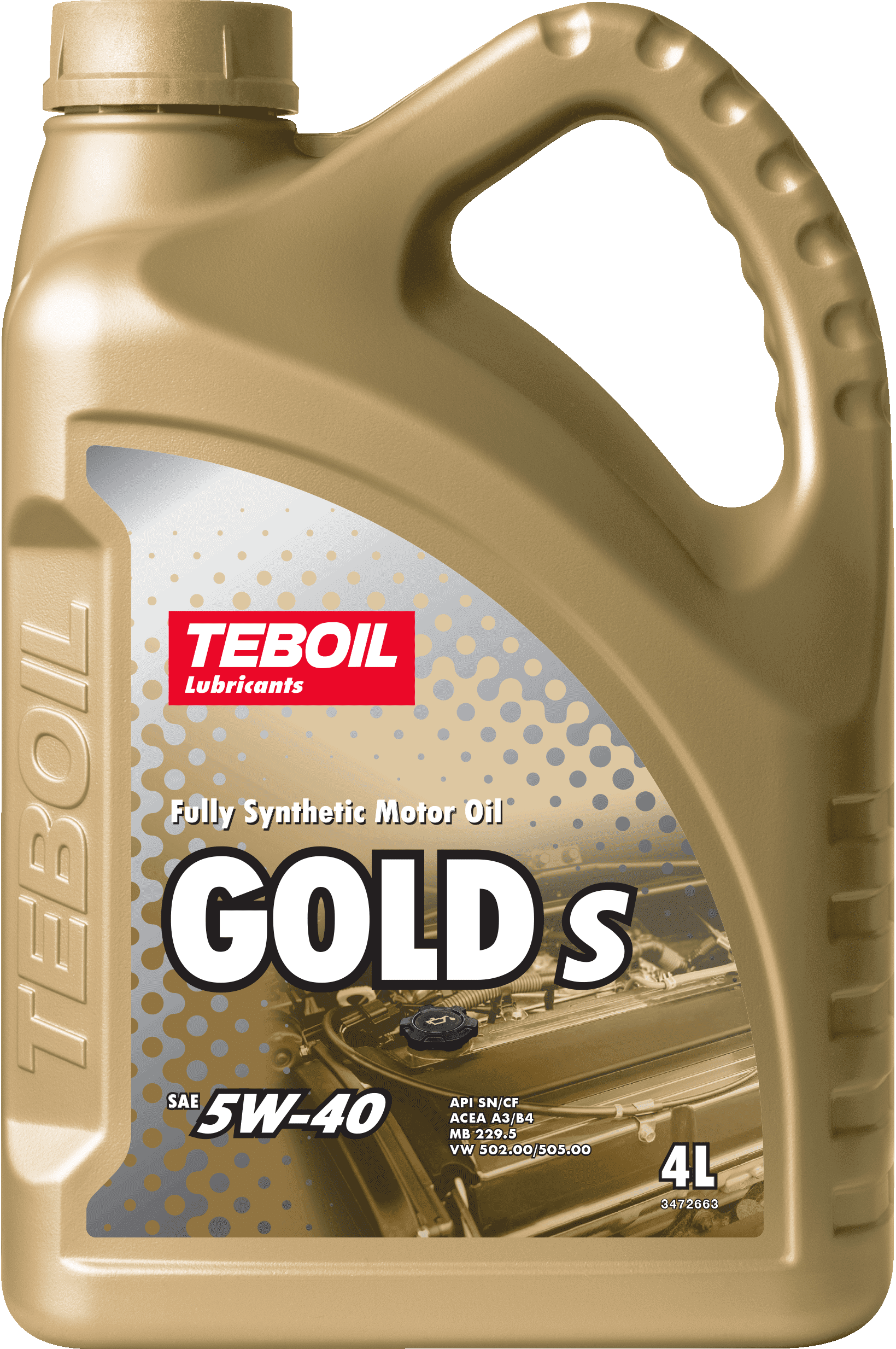 Масло моторное Teboil Gold S, 5w40, 4л