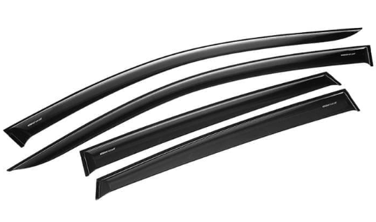 Ветровики Kia Spectra SD "Voron Glass", 2005-2009