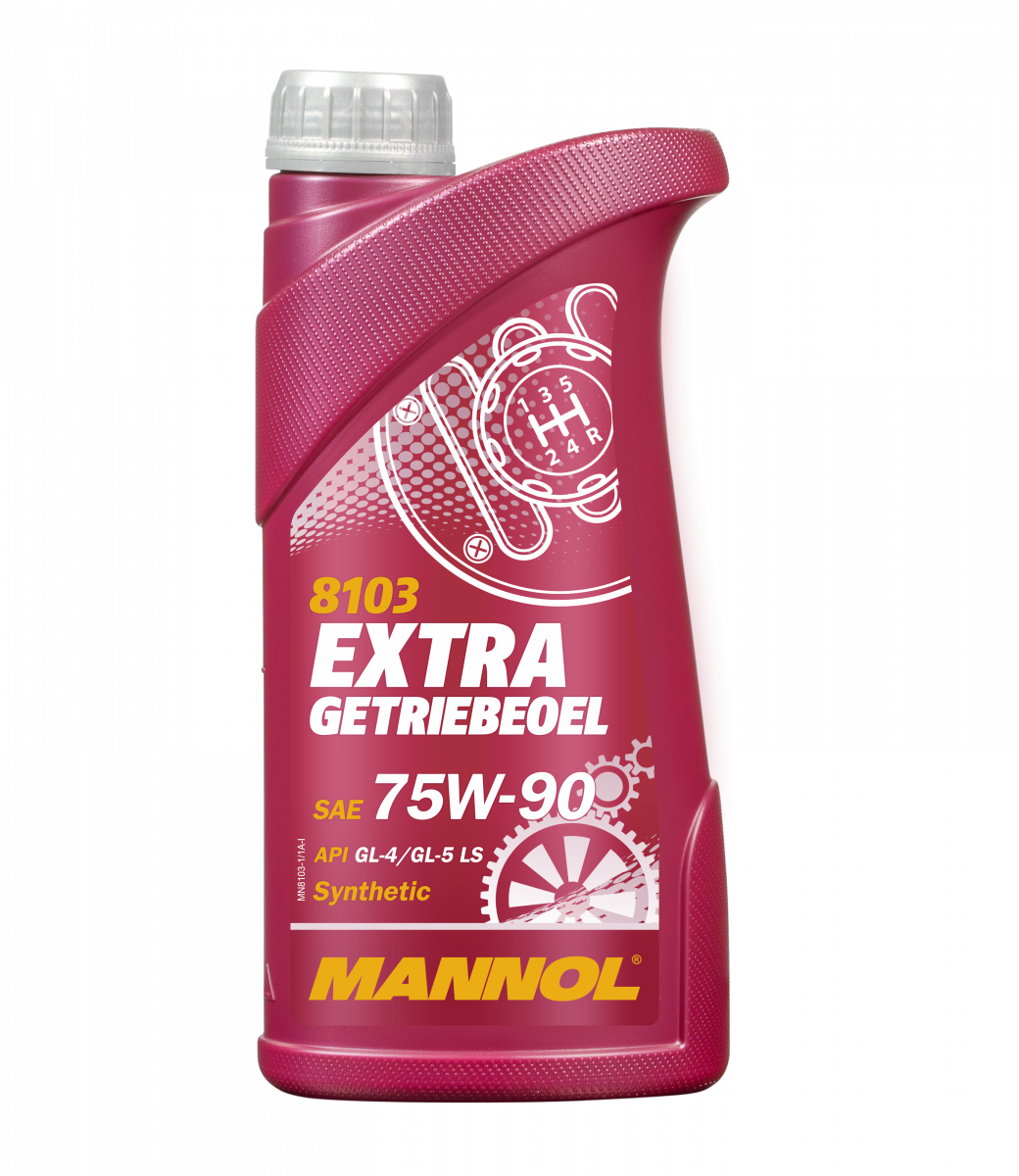 Масло трансмиссионное Mannol Extra Getriebeoel, 75w90, GL-4/GL-5LS, синтетика, 1л