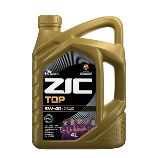 Масло моторное Zic TOP, 5W40, 4л