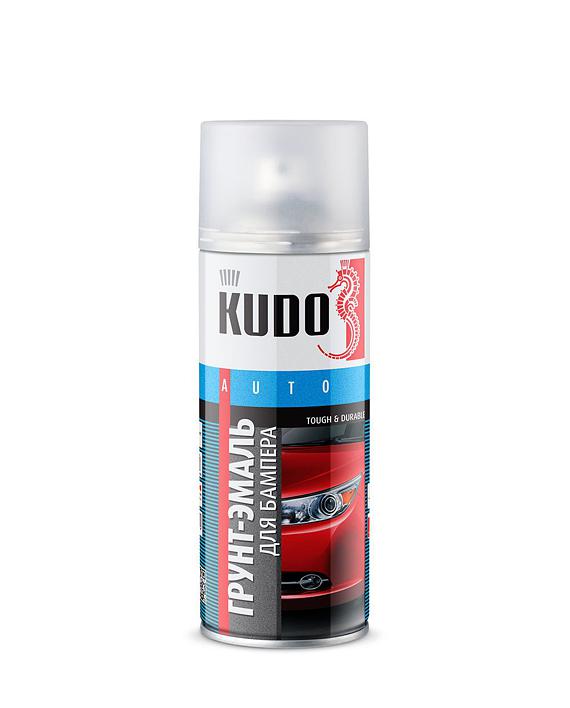 Эмаль для бампера "KUDO", чёрная,520мл